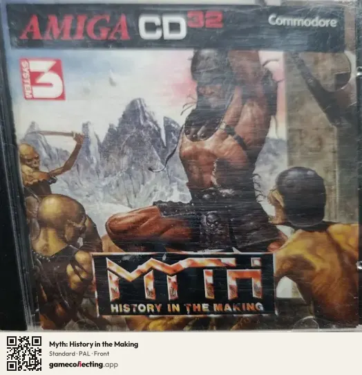 Myth: History in the Making Amiga CD32, PAL box front