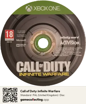 Call of Duty: Infinite Warfare Xbox One, PAL disc
