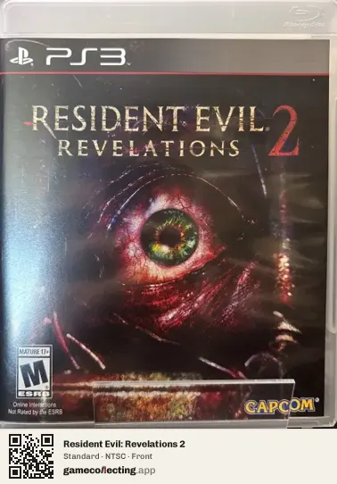 Resident Evil: Revelations 2 PlayStation 3, NTSC box front