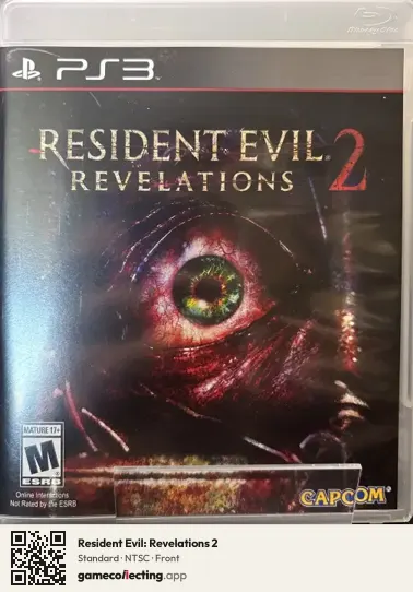 Resident Evil: Revelations 2 PlayStation 3, NTSC box front