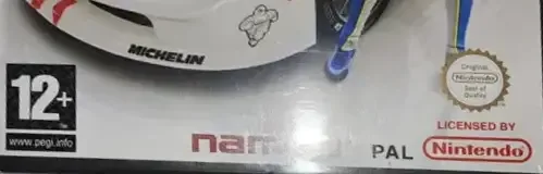 R: Racing Evolution, the PEGI square on its front