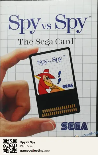 Spy vs Spy Sega Master System, PAL box front