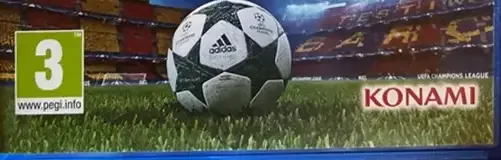 Pro Evolution Soccer 2017, the PEGI square on its front