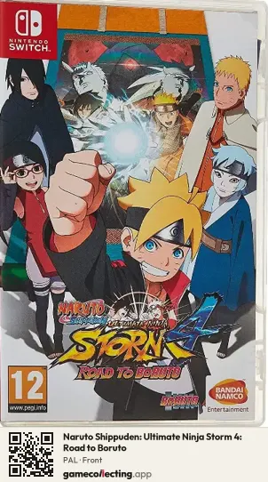 Naruto Shippuden: Ultimate Ninja Storm 4: Road to Boruto Nintendo Switch, PAL box front