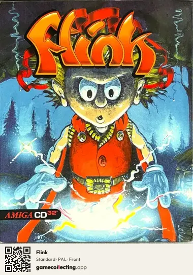 Flink Amiga CD32, PAL box front