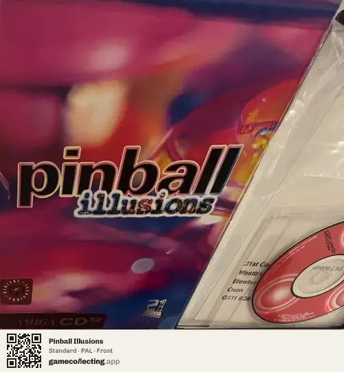 Pinball Illusions Amiga CD32, PAL box front