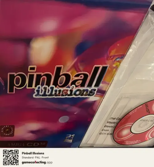 Pinball Illusions Amiga CD32, PAL box front