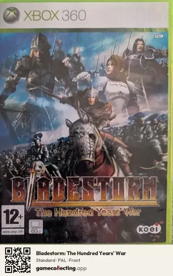 Bladestorm: The Hundred Years' War Xbox 360, PAL box front