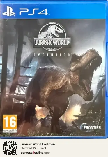 Jurassic World Evolution PlayStation 4, PAL box front