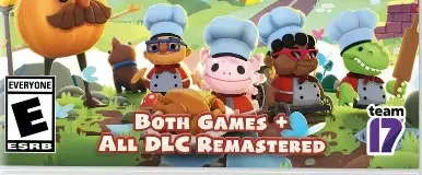 Overcooked! All You Can Eat, the ESRB box on its front