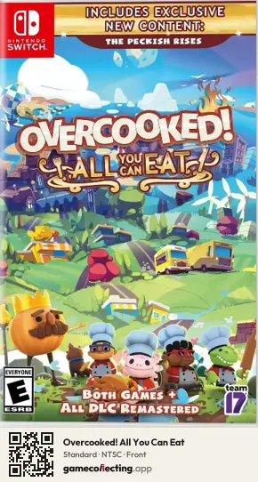 Overcooked! All You Can Eat Nintendo Switch, NTSC box front