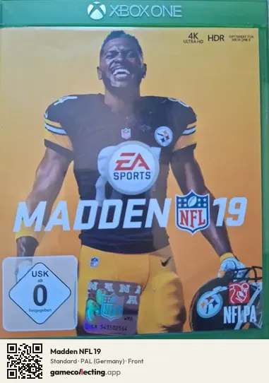 Madden NFL 19 Xbox One, Germany box front