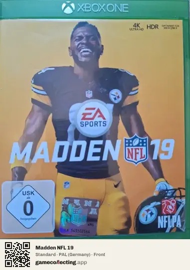 Madden NFL 19 Xbox One, Germany box front