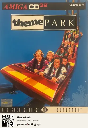 Theme Park Amiga CD32, PAL box front
