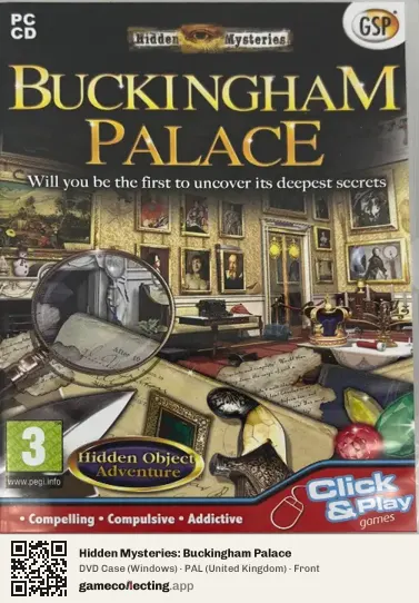 Hidden Mysteries: Buckingham Palace Computer, United Kingdom box front