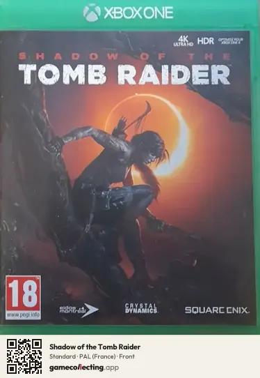 Shadow of the Tomb Raider Xbox One, France box front