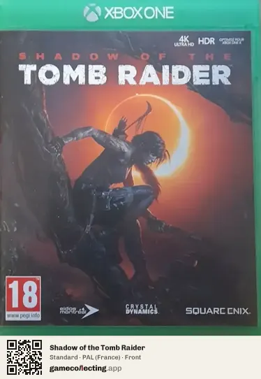 Shadow of the Tomb Raider Xbox One, France box front