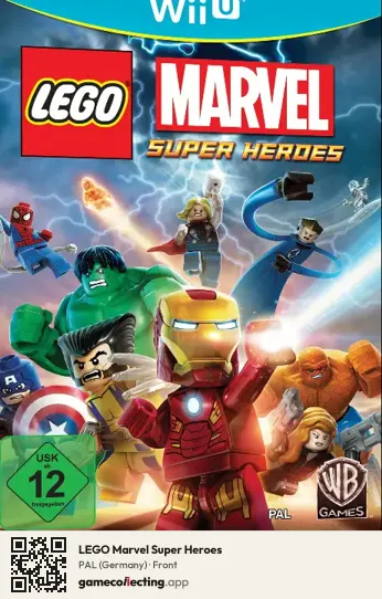 LEGO Marvel Super Heroes Nintendo Wii U, Germany box front