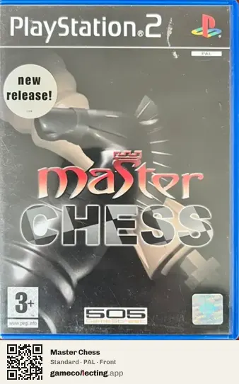 Master Chess PlayStation 2, PAL box front