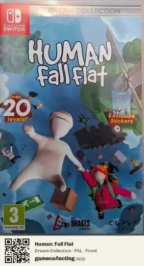 Human: Fall Flat Nintendo Switch, PAL box front
