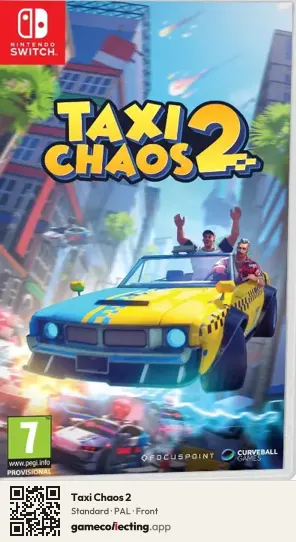 Taxi Chaos 2 Nintendo Switch, PAL box front