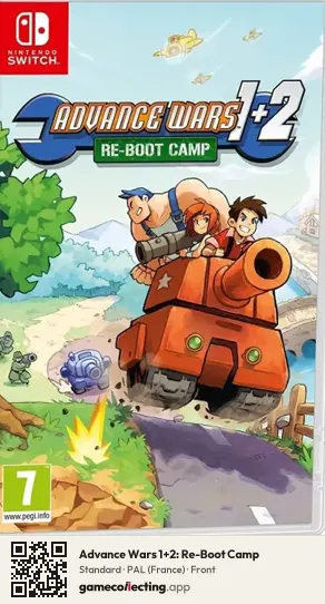 Advance Wars 1+2: Re-Boot Camp Nintendo Switch, France box front