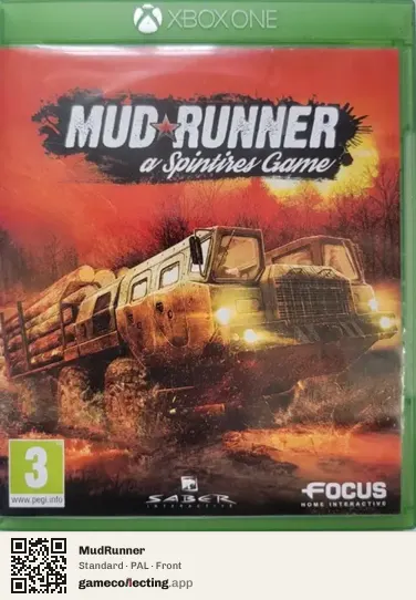 MudRunner Xbox One, PAL box front