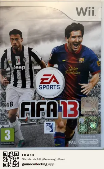 FIFA 13 Nintendo Wii, Germany box front