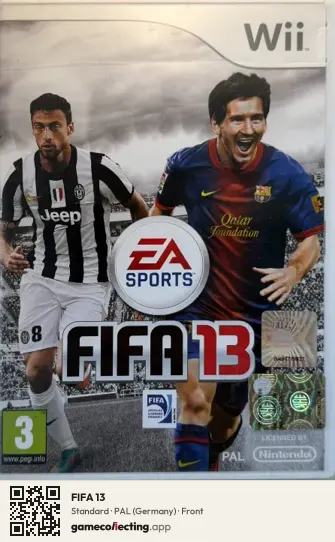 FIFA 13 Nintendo Wii, Germany box front