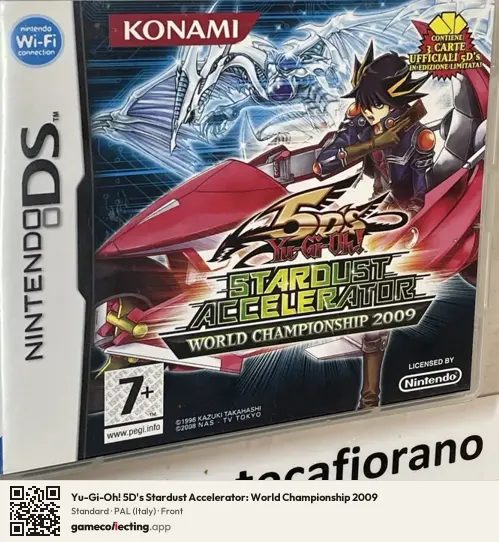 Yu-Gi-Oh! 5D's Stardust Accelerator: World Championship 2009 Nintendo DS, Italy box front