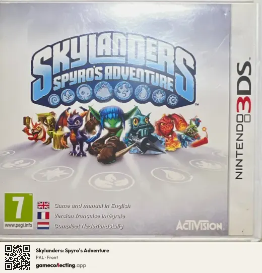 Skylanders: Spyro's Adventure Nintendo 3DS, PAL box front