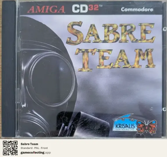 Sabre Team Amiga CD32, PAL box front