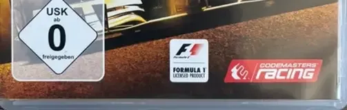 F1 2014, the USK square on its front