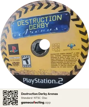 Destruction Derby Arenas PlayStation 2, NTSC disc