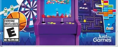 Arcade Game Zone, the ESRB box on its front