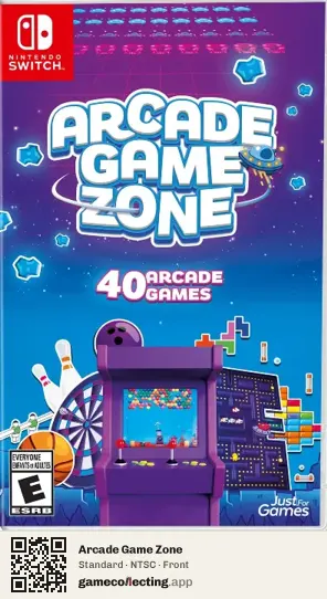 Arcade Game Zone Nintendo Switch, NTSC box front