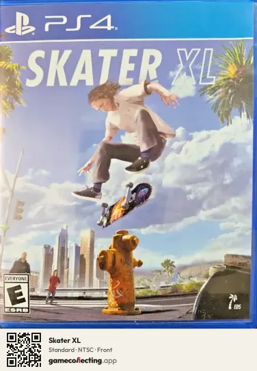 Skater XL PlayStation 4, NTSC box front