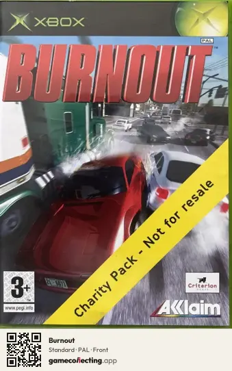Burnout Xbox, PAL box front