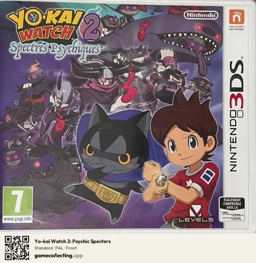 Yo-kai Watch 2: Psychic Specters Nintendo 3DS, PAL box front