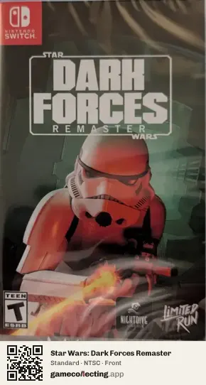 Star Wars: Dark Forces Remaster Nintendo Switch, NTSC box front