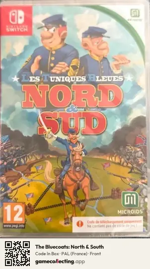 The Bluecoats: North & South Nintendo Switch, France box front