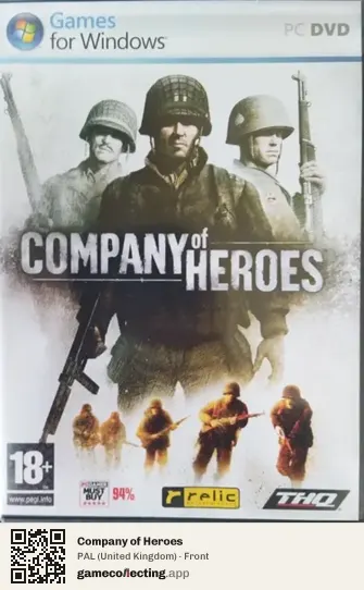 Company of Heroes Computer, United Kingdom box front