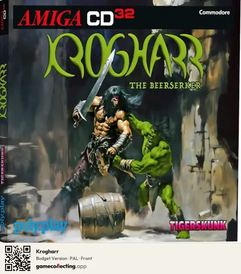 Krogharr Amiga CD32, PAL box front