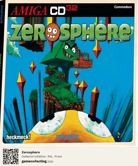 Zerosphere Amiga CD32, PAL box front