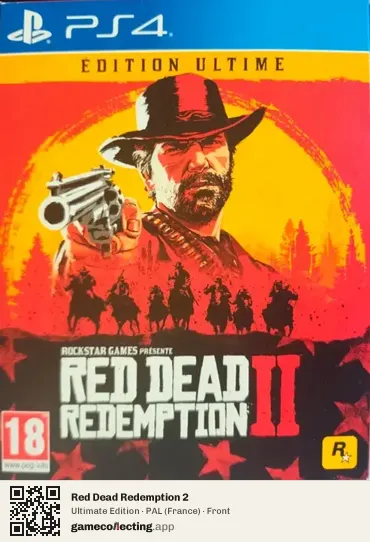 Red Dead Redemption 2 PlayStation 4, France box front