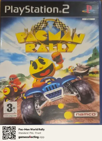 Pac-Man World Rally PlayStation 2, PAL box front