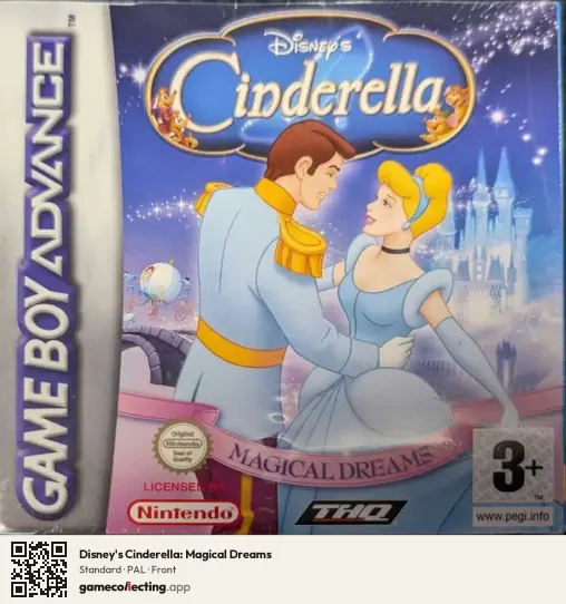 Disney's Cinderella: Magical Dreams Game Boy Advance, PAL box front