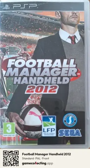 Football Manager Handheld 2012 PlayStation Portable, PAL box front