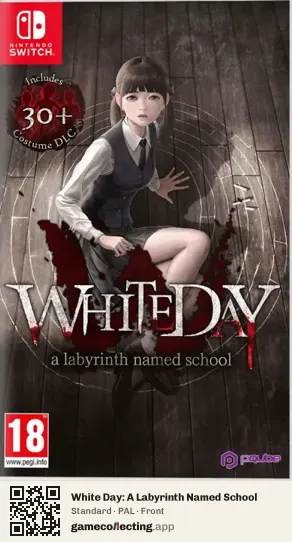 White Day: A Labyrinth Named School Nintendo Switch, PAL box front