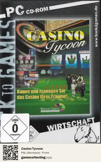 Casino Tycoon Computer, Germany box front